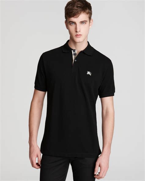 burberry brit men polo black color off after wash|Burberry Polo Shirts for Men .